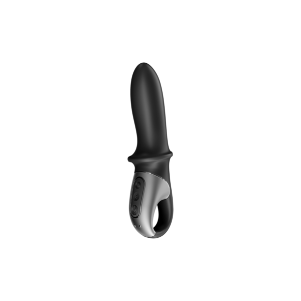 Vibromasseur noir USB, chauffant et connecté Hot Passion Satisfyer 